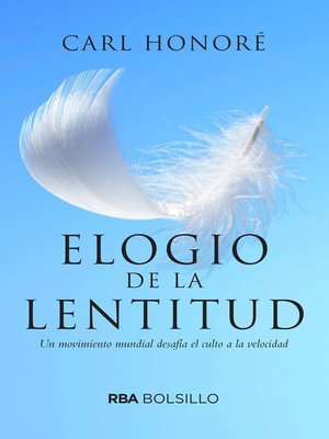 cover image of Elogio de la lentitud
